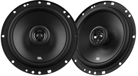 JBL Stage1 61F 2-Wege Auto Lautsprecher Set von Harman Kardon - 200 Watt KFZ Auto Boxen 40 Watt RMS - 2 stück Car HiFi JBL Box groß 16,5cm | 165mm | 6,5 Zoll, Schwarz