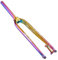 Fourche Rigide De Vélo 26 27,5 29 VTT Fourche Colorée en Alliage D'aluminium Fourche Rigide Universelle, Longueur du Tube Vertical : 225Mm B,26in
