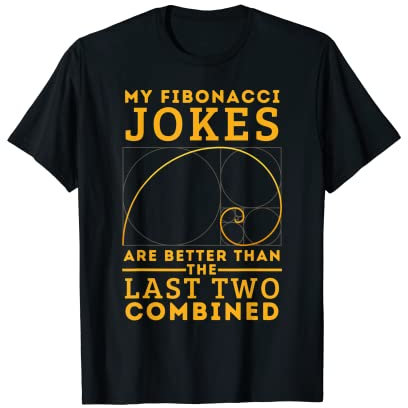 Fibonacci Spirale Fibonacci Folge Goldener Schnitt Fibonacci T-Shirt