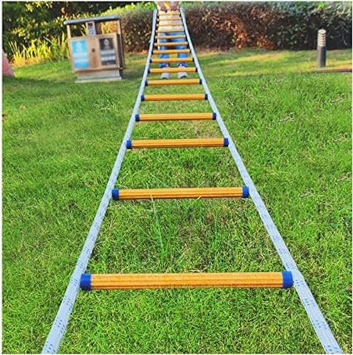 Fire Escape Ladder, Emergency Safety Portable Rope Ladder,Emergency Fire Escape Rope Ladder Outdoor Rescue Training Resin Climbing Insulated Aerial Work,12M,YUYANAIAI