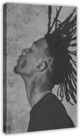 SinBii Playboi Carti Poster (9) Leinwand Poster Wandkunst Dekor Druck Bild Gemälde für Wohnzimmer Schlafzimmer Dekoration Rahmenstil 60 x 90 cm