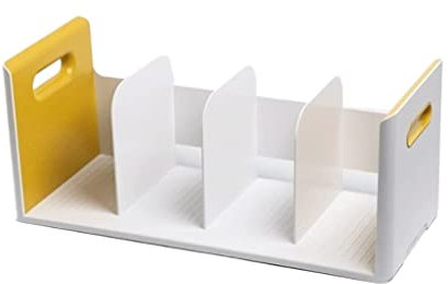 PIPONS Buchstütze Buchstützen Für Regale, Strapazierfähige, rutschfeste Buchhalter Für Bücher, Filme, DVDs, CDs Bücherstütze für Regal