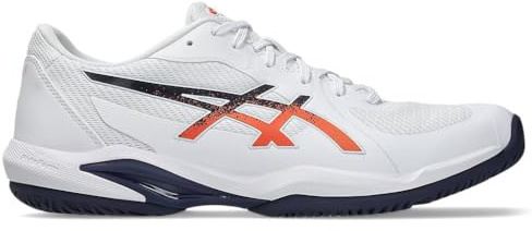 ASICS 1041A466-102 Solution Swift FF 2 Herren White/NOVA ORANGE EU 46.5