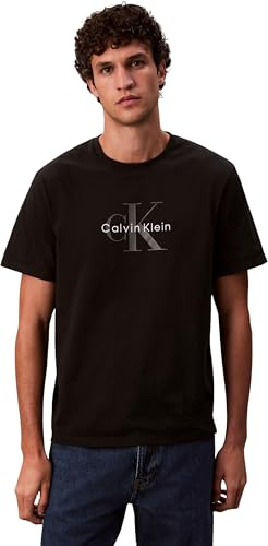 Calvin Klein Men's Short Sleeve Badge Jersey Classic Tee Cotton