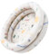 WESIEVYA Aufblasbarer Pool im runden Design kinderplanschbecken plantschbecken Kind Pools Badewanne aufblasen Swimmingpool sprengen lustiger Angelteich aufblasbare Badewanne PVC Beige