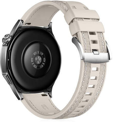 Niboow 22mm Correa para Huawei Watch GT 5 / GT5 Pro / GT4 / GT3 46mm / GT Runner, Hombres Mujeres Deportiva Silicona Pulseras para Huawei Huawei Watch 5 / Watch4 46mm / Watch4 Pro 48mm - Albaricoque