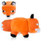 VDKPTOR Minnecrraft Plüschtier, Cree-per Plüsch Fuchs Charaktere Plüschfigur Kuscheltier Cartoon Plüsch Puppe Lustiges Spielzeug Puppe Thema Spiel Kinderspielzeug Geschenk für Kinder Fans (18cm)