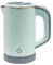 Wasserkocher Klein, 0.8 Liter Reisewasserkocher Edelstahl Mini Wasserkocher 600W Electric Kettle Teekanne mit Kalkfilter für Reisen, Camping und unterwegs, BPA-Frei, Überhitzungsschutz (Grün)