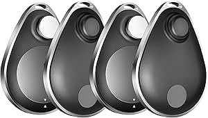 Utag - Rastreador GPS para niños, paquete de 4, etiqueta de seguridad, funciona con Apple Find My (solo iOS), modo perdido, dispositivo antieliminación MFi certificado