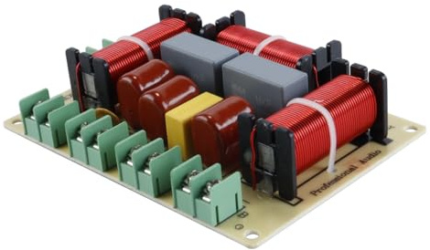 Durlo Filtre 4 voies pour haut-parleur, 250 W, 4-8 ohms, aigus et médiums, avec double diviseur de basses fréquences, pour voiture et système stéréo domestique.
