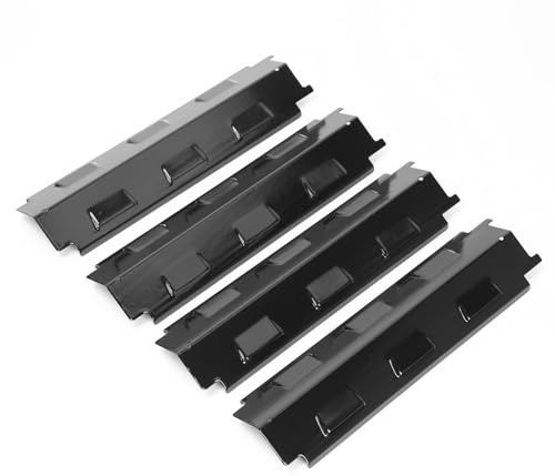 GRISUN 37,2cm Universal Flavorizer Bars für Enders Boston 3k Turbo, Barbecook, Tarrington House, Outdoorchef-Perth, Blooma, Uniflame 750, Tenneker TG4, Brennerabdeckung Ersatzteile, 4 Pack