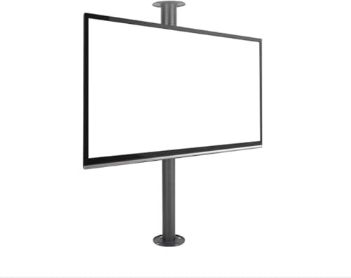 QYMYOZ Bras de Moniteur réglable, Support Mural pour téléviseur, Support Rotatif à 360°, hauteurs Multiples, Acier laminé à Froid, pour téléviseur LCD de 32 à 55 Pouces, 86-114