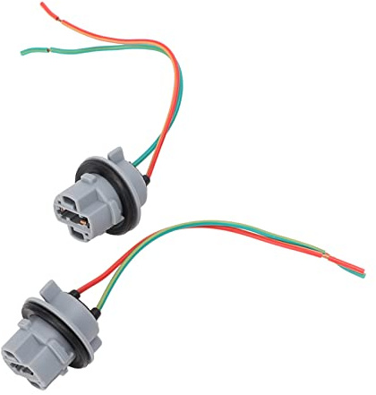 Connecteur de phare Douille de lumière en queue de cochon Durable Stable Compact Adaptateur LED facile à remplacer pour vélos Véhicules Équipement industriel Matériau ABS 12V 50W