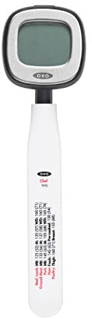 OXO Good Grips – Sonde de cuisine et thermomètre alimentaire à lecture instantanée.