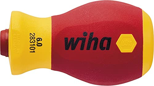 Wiha Schraubendreher mit Bithalter SoftFinish electric slimVario Stubby slimBits (41229) 6