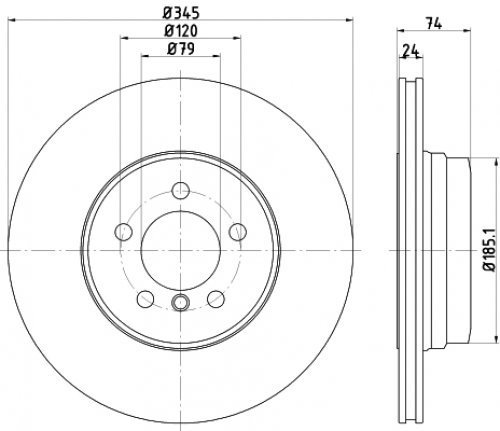 TMD Friction Services 92155005 Bremsscheibe