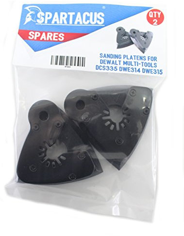 Pack of 2 Spartacus SP444 Sanding Platens for DeWalt DCS355 DWE314 DWE315 Multi-Tools