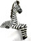 Artisanal Dekofigur Zebra, mit Ständer, Höhe: 33 cm Afrikanische Dekoration, Safari, Savanne.