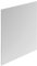 byLIVING Wand-Spiegel JAKOB / Kante in Weiß / 60 x 70 cm / Zeitloser Hänge-Spiegel / Garderoben-Set / Flur / Badezimmer-Möbel / Moderner Designer Spiegel / B 60, H 70, T 2 cm, 93662