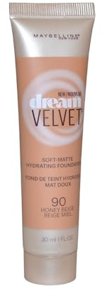 Maybelline New York Dream Velvet Soft Matte Foundation 30ml - 90 Honey Beige