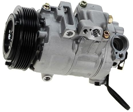 BESTPRICE Compressore aria condizionata con puleggia a V per Denso/Sanden 6SEU12/14 / PXE13