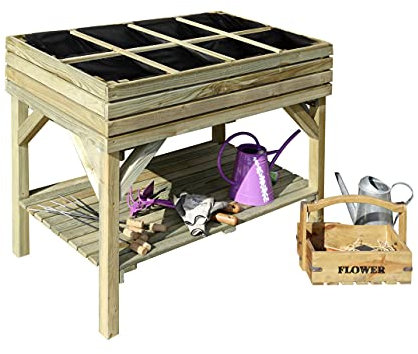 Carré Potager surélevé 8 Cases KÜB - 100 L - Cerland