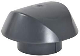 NICOLL Chapeau de ventilation sans moustiquaire Ø125 anthracite