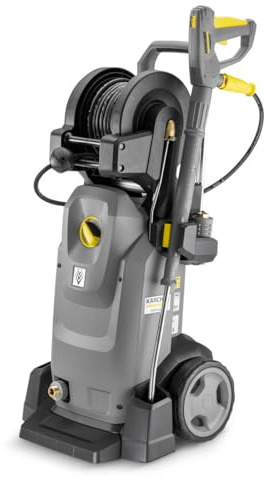 Kärcher Hochdruckreiniger für Kaltwasser, 150 bar, Durchflussmenge 560 l/h, 3,1 kW, Trommeltrommel mit Dreckfräse – HD 6/15 MXA+