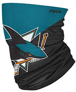 FOCO San Jose Sharks NHL Big Logo Gamasche Schal
