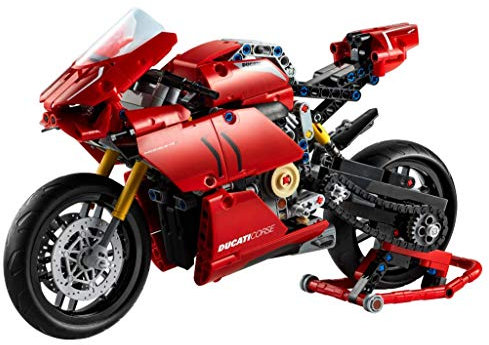LEGO Technic: Ducati Panigale V4 R 42107 (646 Pieces) 2020 with Valinor Frustration-Free Packaging