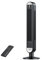 Dreo 25dB Silent Tower Fan, 27 ft/s Velocity Electric Cooling Fan with Remote, 90° Oscillating 8 Speeds 4 Modes 8H Timer LED Display, Standing Bladeless Floor Fans for Bedroom, Black