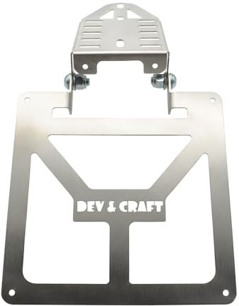 Portatarga Pieghevole Universale per Codino Stretto CC 125 300 450 Motard Enduro Moto