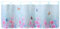 heimtexland ® Scheibengardine Blumen Gardine Digitaldruck HxB 45x120 Fensterdekoration Oekotex Bistrogardine Typ789 Blumen Türkis