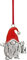 Zueyen 2023 Weihnachtsbaumschmuck aus massivem Zinn, Weihnachtsbaumschmuck, DIY-Handwerk, Anhänger für Weihnachten, festliche Party, Urlaubsdekoration (Weihnachtsmann)