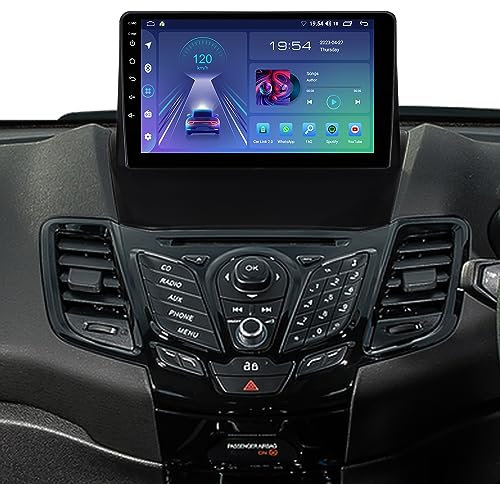 ACAVICA Autoradio per Ford Fiesta MK6 2008-2016 9 Pollici Car Stereo Sat Nav Tablet GPS Navigation con Wireless Carplay WiFi (Per Ford Fiesta MK6 2008-2016)