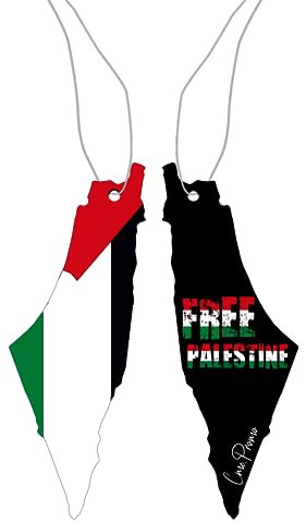 CME.Promo 2x Free Palestine Duftbaum Auto, Auto Duftspender, Duftbaum Auto tuning, car air freshener, Duftanhänger Auto, Duftbaum Set Auto