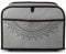 kwmobile Cover Compatible with 2 Slice Toaster - Cover for Toaster - Indian Sun Grey