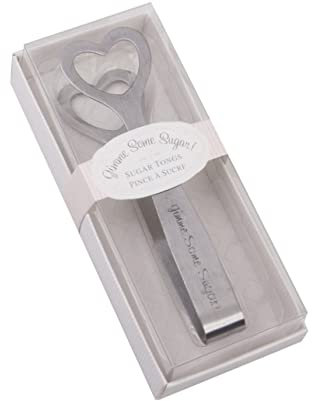 Zerodeko Edelstahl Herz Zuckerzange Hygienische Küchenzange Für Eis Und Süßigkeiten Für Hochzeiten Und Catering Silberfarben