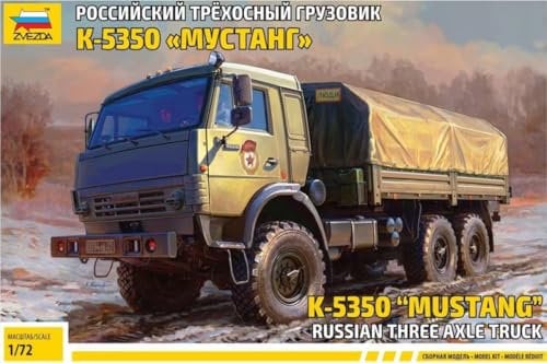 Zvezda - 1/72 Kamaz-530 Mustang Truck - Plastikmodellbausatz