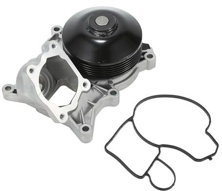 Partuto Bomba De Agua No.11517807311 - Bomba De Agua Para Motor De Coche - Para Bmw Serie 1 2006-2013 - Tono Plateado Metálico Con Junta - 1 Juego