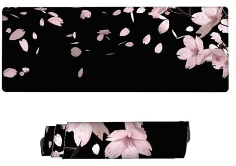 Gaming Mauspad Modern Mousepad XXL 900 x 400 x 3 mm, Schreibtischunterlage Anlage, rutschfeste Gummibasis, Wasserdicht Mauspad Gaming, Großes Mousepad mit Vernähte Kanten, Mauspad Gaming Zubehör T-8