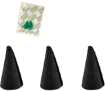 KNOX Räucherkerzen - 3er Set Weihrauch - Düfte: 3X Weihrauch - Menge: 3 inklusive 3 Räucherkerzen M als Proben vom Duft Meeresbriese - Made in Germany
