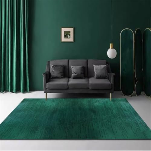 Kunsen deko Kamin Landhaus deko Leichter luxuriöser grüner Teppich rechteckige Wohnzimmermatte langlebig rutschfest Schlafzimmer teppiche 60X90CM