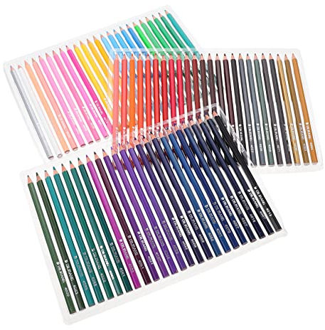 EXCEART 72er Set Pastellfarbene Buntstifte Tragbare Zeichenstifte Für Graffiti Und Kreative Malerei Hochwertige Farbstifte Für Künstler Und Hobbyisten