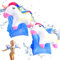Manguitos Piscina con Diadema de Natación,Diseño de Unicornio 3D, Material de PVC para niños de 2 a 6 años, Ideal para Piscinas y Fiestas de Playa