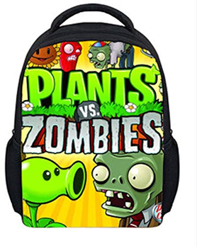 Lodunsyr Children Backpack Unisex Pupils Cartoon Students Bookbag Canvas Schoolbag Kid's Knapsack Teens Boy Girl Daypack, Zishang1, M, School Cartoon