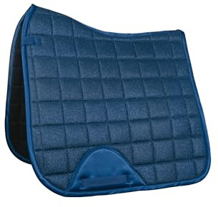 HKM Glitter Mesh Style Saddle cloth Deep Blue General purpose