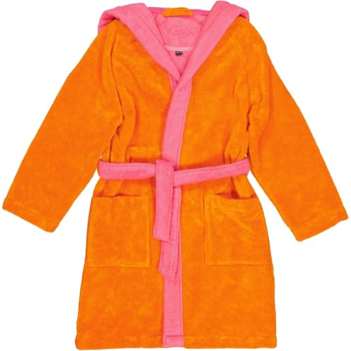 Kinderbademäntel Kinder Kapuze Bixie electric orange/prim rose - 0006