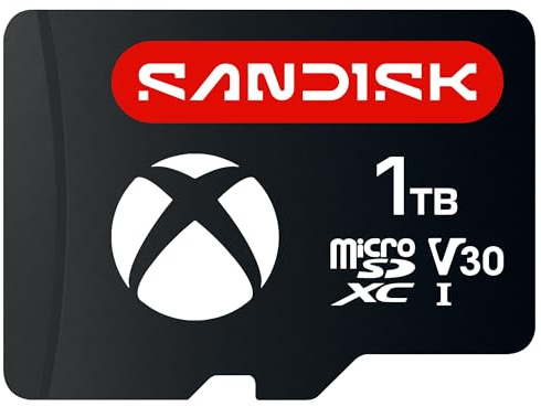 SANDISK scheda microSD per ROG Xbox Ally (X) da 1 TB, con licenza ufficiale Xbox (velocità di lettura fino a 200 MB/s, velocità di scrittura fino a 140 MB/s)