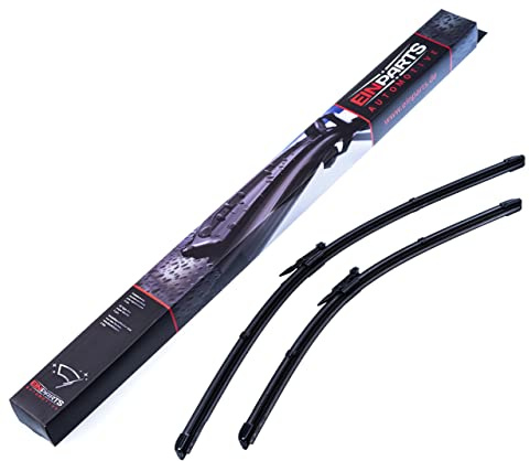 EINPARTS Scheibenwischer Set Wischerblätter Set Vorne Länge 1: 600mm Länge 2: 480mm Flachbalkenwischblatt Kompatibel mit BMW 3 Touring E91 Pinch Tab für Linkslenker EPWBDB2419